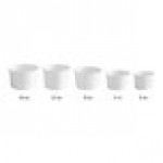 Choice 12 oz. White Paper Frozen Yogurt / Food Cup - 50/Pack Choice 12 oz. White Paper Frozen Yogurt / Food Cup - 50/Pack
