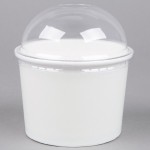 Choice 12 oz. White Paper Frozen Yogurt / Food Cup - 50/Pack Choice 12 oz. White Paper Frozen Yogurt / Food Cup - 50/Pack