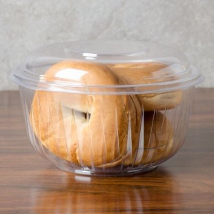 Dart C48BCD PresentaBowls 48 oz. Clear Plastic Bowl with Dome Lid - 126/Case