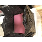 Choice 1/6 Standard Size Black Unprinted Embossed Extra Heavy-Duty Plastic T-Shirt Bag - 150/Case
