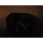 Choice 1/6 Standard Size Black Unprinted Embossed Extra Heavy-Duty Plastic T-Shirt Bag - 150/Case