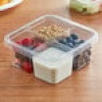 Fabri-Kal LS6OF Alur On-The-Go Outer-Fit Clear PET Lid - 300/Case Fabri-Kal LS6OF Alur On-The-Go Outer-Fit Clear PET Lid - 300/Case