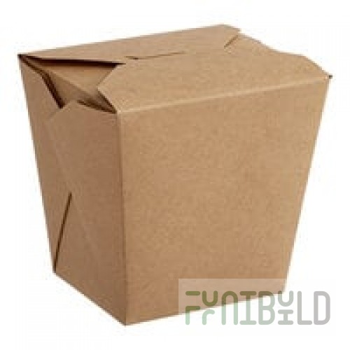 Fold-Pak Earth 26MWEARTHM 26 oz. Microwaveable Paper Take-Out Container - 450/Case