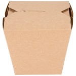 Fold-Pak Earth 26MWEARTHM 26 oz. Microwaveable Paper Take-Out Container - 450/Case