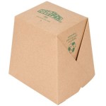 Fold-Pak Earth 26MWEARTHM 26 oz. Microwaveable Paper Take-Out Container - 450/Case