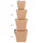 Fold-Pak Earth 26MWEARTHM 26 oz. Microwaveable Paper Take-Out Container - 450/Case
