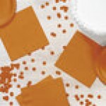 Creative Converting 323384 Pumpkin Spice Orange 2-Ply 1/4 Fold Luncheon Napkin - 600/Case Creative Converting 323384 Pumpkin Spice Orange 2-Ply 1/4 Fold Luncheon Napkin - 600/Case