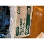 Choice Black 1-Ply Beverage / Cocktail Napkin - 500/Pack