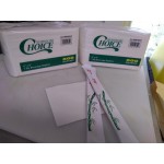 Choice Black 1-Ply Beverage / Cocktail Napkin - 500/Pack