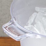 Fineline Platter Pleasers 3403 Heavy Duty Disposable Plastic 4 Qt. Wine / Champagne Chiller Ice Bucket