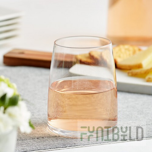 Acopa Piatta 12 oz. Stemless Wine Glass - Sample