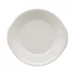 Santa Anita Glacial 3 oz. White Stoneware Round Butter Dish by Arc Cardinal - 36/Case