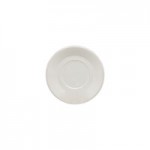Santa Anita Glacial 3 oz. White Stoneware Round Butter Dish by Arc Cardinal - 36/Case