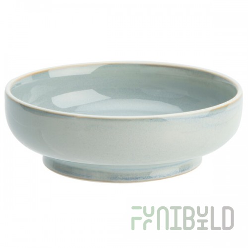 Oneida Studio Pottery Stratus by 1880 Hospitality F1463051293 9 oz. Porcelain Footed Bowl / Ramekin - 24/Case