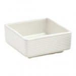 Front of the House Spiral 3 oz. Semi-Matte Black Square Porcelain Ramekin - 12/Case Front of the House Spiral 3 oz. Semi-Matte Black Square Porcelain Ramekin - 12/Case
