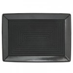 Front of the House Spiral 3 oz. Semi-Matte Black Square Porcelain Ramekin - 12/Case Front of the House Spiral 3 oz. Semi-Matte Black Square Porcelain Ramekin - 12/Case