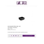 Front of the House Spiral 3 oz. Semi-Matte Black Square Porcelain Ramekin - 12/Case Front of the House Spiral 3 oz. Semi-Matte Black Square Porcelain Ramekin - 12/Case
