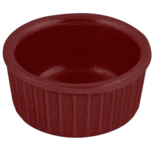Bon Chef 9024 2 oz. Terra Cotta Sandstone Finish Cast Aluminum Fluted Ramekin Bon Chef 9024 2 oz. Terra Cotta Sandstone Finish Cast Aluminum Fluted Ramekin