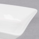 American Metalcraft PORD39 2 oz. White Square Porcelain Sauce Cup - 12/Case