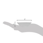 American Metalcraft PORD39 2 oz. White Square Porcelain Sauce Cup - 12/Case