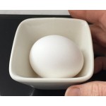 American Metalcraft PORD39 2 oz. White Square Porcelain Sauce Cup - 12/Case