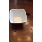 American Metalcraft PORD39 2 oz. White Square Porcelain Sauce Cup - 12/Case