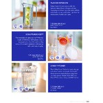 Service Ideas Sculptured Ice 2 Liter Plastic Water Pitcher with Slotted Lid SI2LITCL - 6/Case