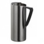 Service Ideas 64.2 oz. Slim Dark Tungsten Stainless Steel Pitcher with Guard X7025BSDTV2