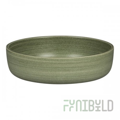 RAK Porcelain Rakstone Selva 91.29 oz. Dark Green Porcelain Bowl - 2/Case