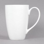 10 Strawberry Street WTR-12SQBWL Whittier 64 oz. White Square Porcelain Bowl - 3/Case