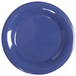 GET B-48-PB Diamond Mardi Gras 1.88 Qt. Peacock Blue Melamine Bowl - 12/Case