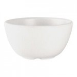 Delfin Fundamentals from Steelite International 14 oz. White Melamine Oatmeal / Grapefruit Bowl - 12/Case