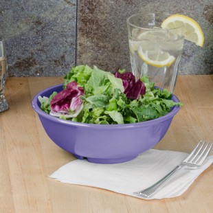 Thunder Group CR5807BU Purple 32 oz. Melamine Salad Bowl - 12/Case Thunder Group CR5807BU Purple 32 oz. Melamine Salad Bowl - 12/Case