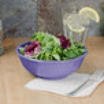 Thunder Group CR5807BU Purple 32 oz. Melamine Salad Bowl - 12/Case