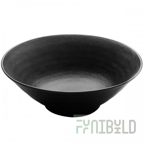 Elite Global Solutions JW1010 Zen 1.72 Qt. Black Bowl - 6/Case
