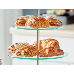 Acopa 3-Tier Glass / Stainless Steel Display Stand