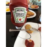 Heinz Organic Ketchup 14 oz. Upside Down Squeeze Bottle - 6/Case