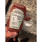 Heinz Organic Ketchup 14 oz. Upside Down Squeeze Bottle - 6/Case