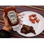 Heinz Organic Ketchup 14 oz. Upside Down Squeeze Bottle - 6/Case