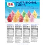 DOLE SOFT SERVE Pineapple Soft Serve Mix 4.4 lb. - 4/Case