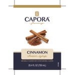Capora Cinnamon Flavoring Syrup 750 mL - 6/Case