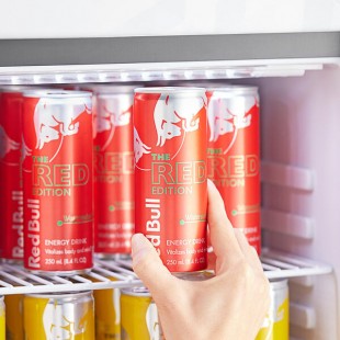 Red Bull Watermelon Energy Drink 8.4 fl. oz. Can - 24/Case