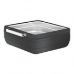 Smart Buffet Ware T-Collection by Front of the House 5.75 Qt. Stainless Steel Square Induction Chafer with Food Pan BCH018MSS18