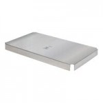 Smart Buffet Ware T-Collection by Front of the House 5.75 Qt. Stainless Steel Square Induction Chafer with Food Pan BCH018MSS18