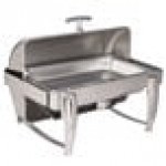 Vollrath T3600 D-Lux 8.5 Qt. Stainless Steel Dripless Roll Top Chafer Vollrath T3600 D-Lux 8.5 Qt. Stainless Steel Dripless Roll Top Chafer