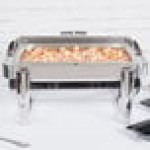Vollrath T3600 D-Lux 8.5 Qt. Stainless Steel Dripless Roll Top Chafer Vollrath T3600 D-Lux 8.5 Qt. Stainless Steel Dripless Roll Top Chafer