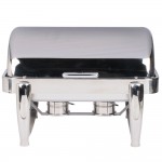 Vollrath T3600 D-Lux 8.5 Qt. Stainless Steel Dripless Roll Top Chafer Vollrath T3600 D-Lux 8.5 Qt. Stainless Steel Dripless Roll Top Chafer