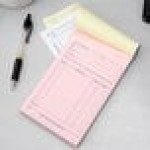 Adams TC4705 3-Part Blue and White Carbonless Sales Order Book with 50 Sheets - 25/Case