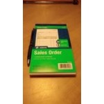 Adams TC4705 3-Part Blue and White Carbonless Sales Order Book with 50 Sheets - 25/Case