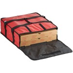 Choice Insulated Pizza Delivery Bag Red Vinyl, 18 Choice Insulated Pizza Delivery Bag Red Vinyl, 18